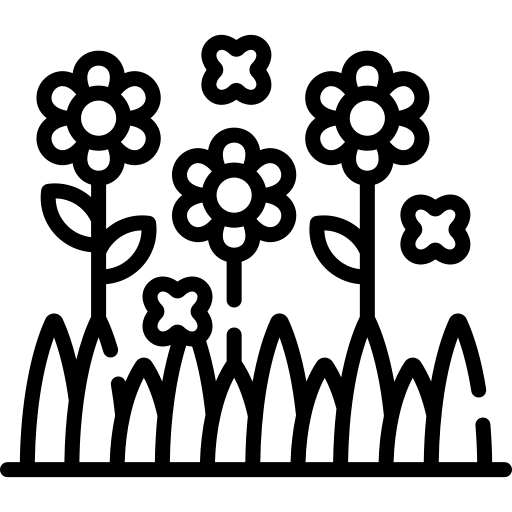 خانه و باغچه